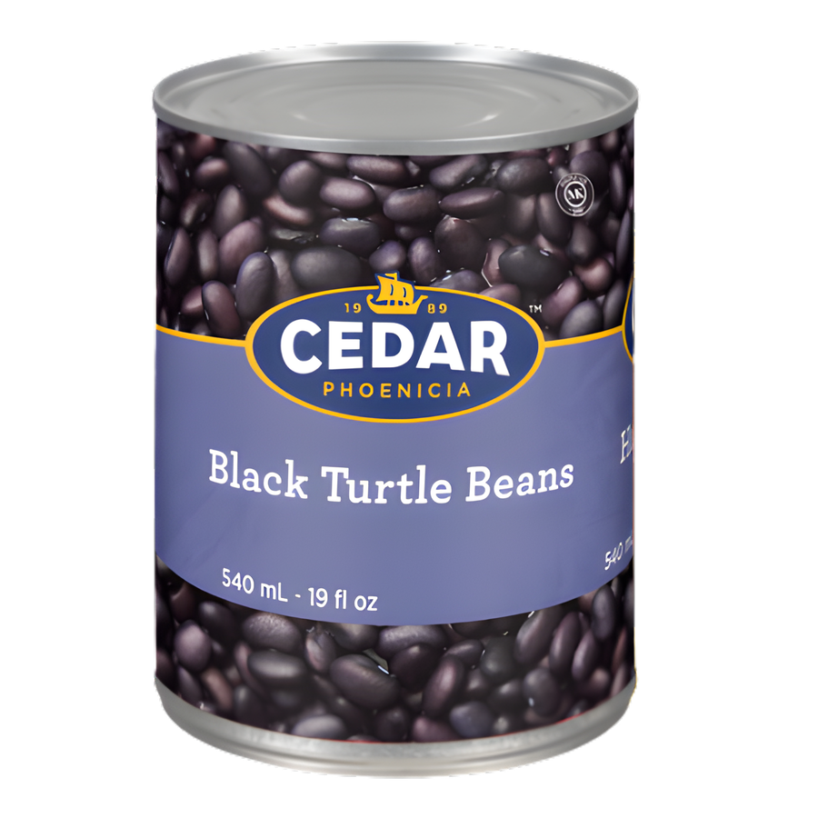 Cedar Black Turtle Beans 540ML