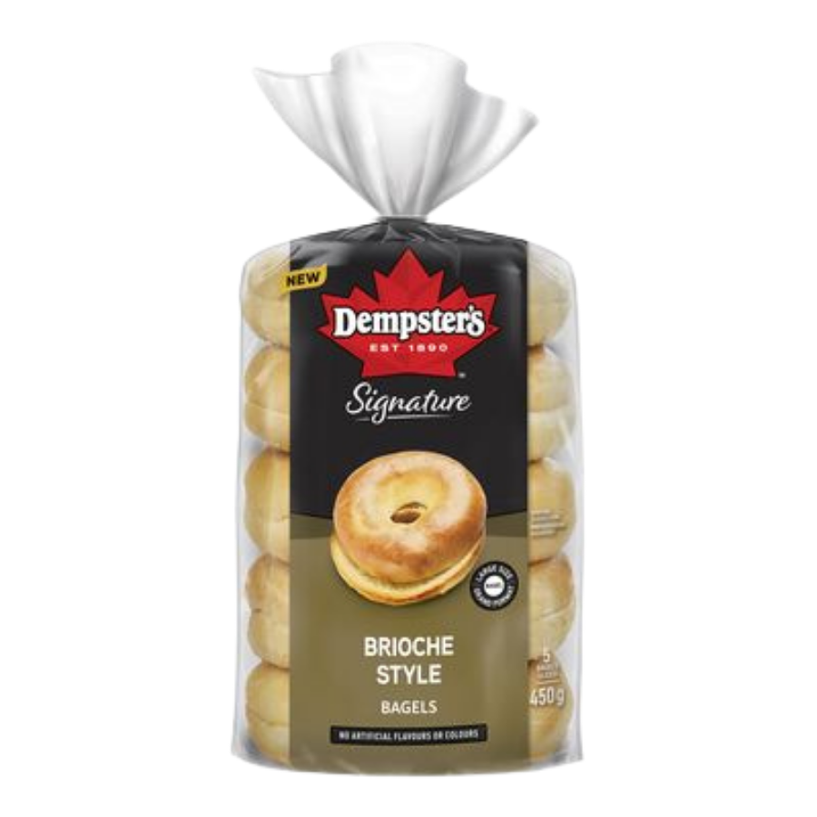 Dempster's Signature Brioche Style Bagels 450g