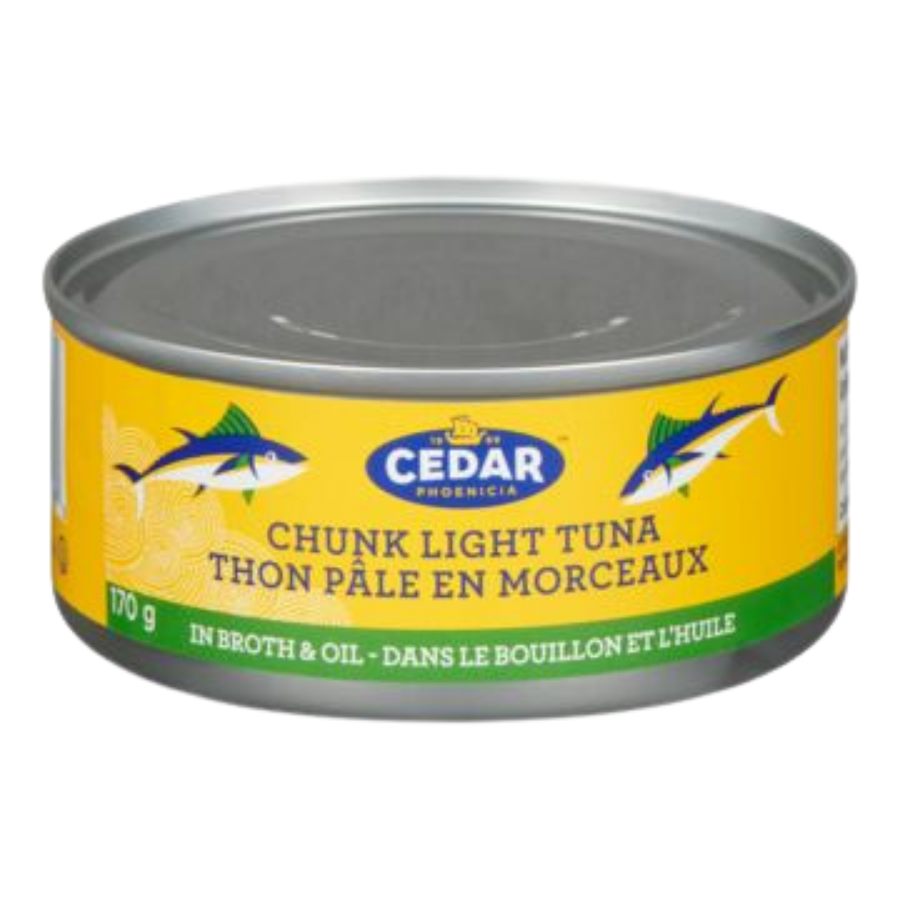 Cedar Chunk Light Tuna in Broth & Oil 170G