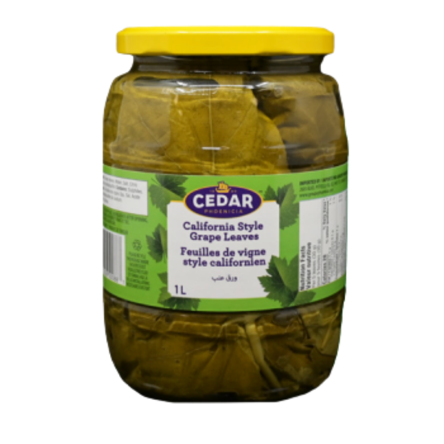Cedar California Style Grape Leaves 1L