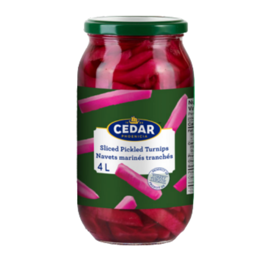 Cedar Sliced Pickled Turnips 1L