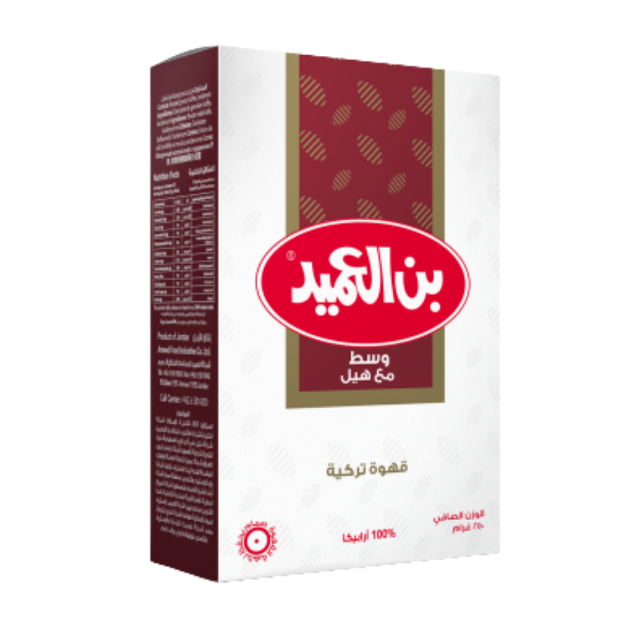 Al Ameed Coffee Medium With Cardamom 227G