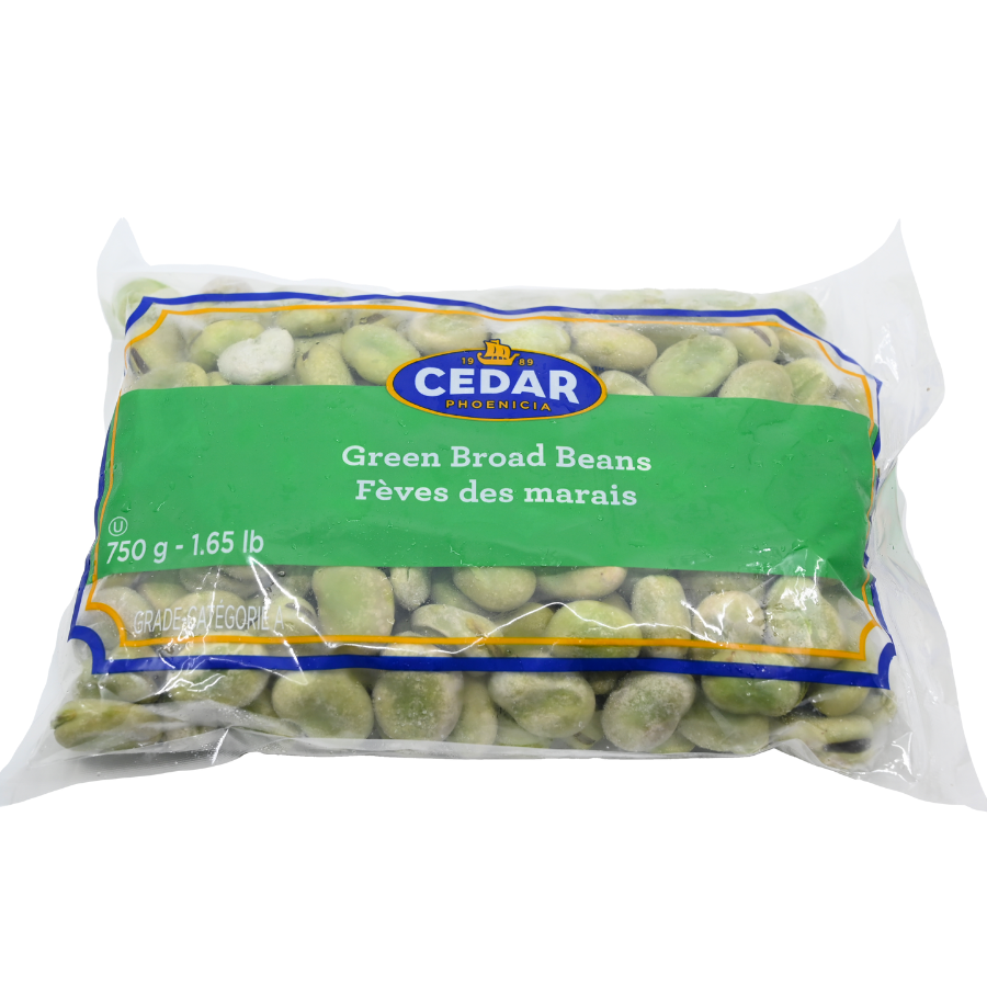 Cedar Frozen Green Broad Beans 750G
