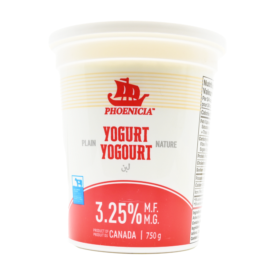 Phoenicia Plain Yogurt 3.25% 750G