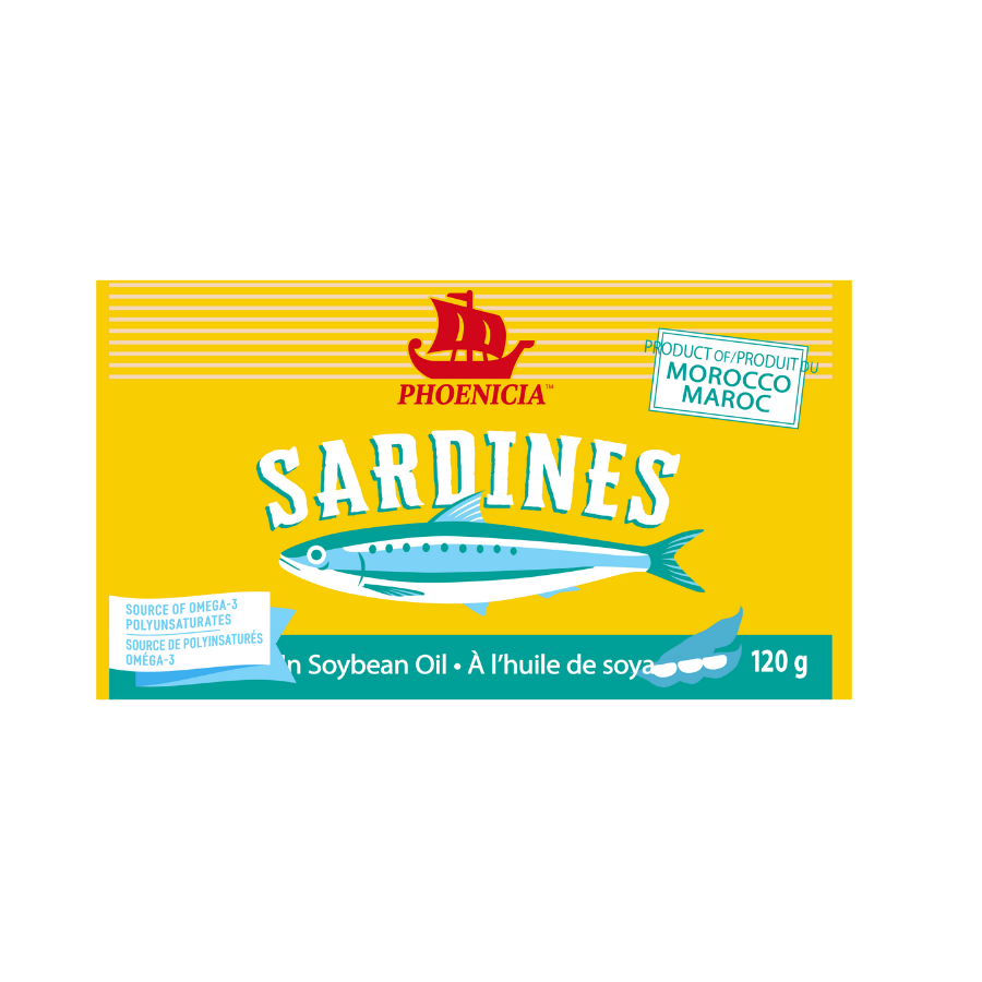Phoenicia Sardines in Soya Oil 120G