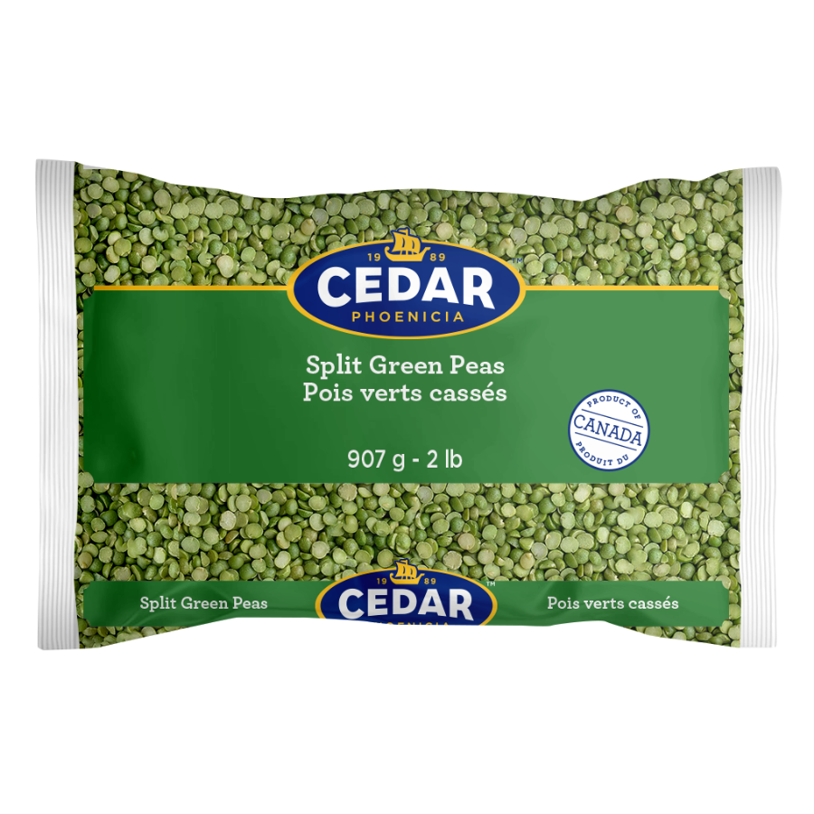 Cedar Split Green Peas 907G