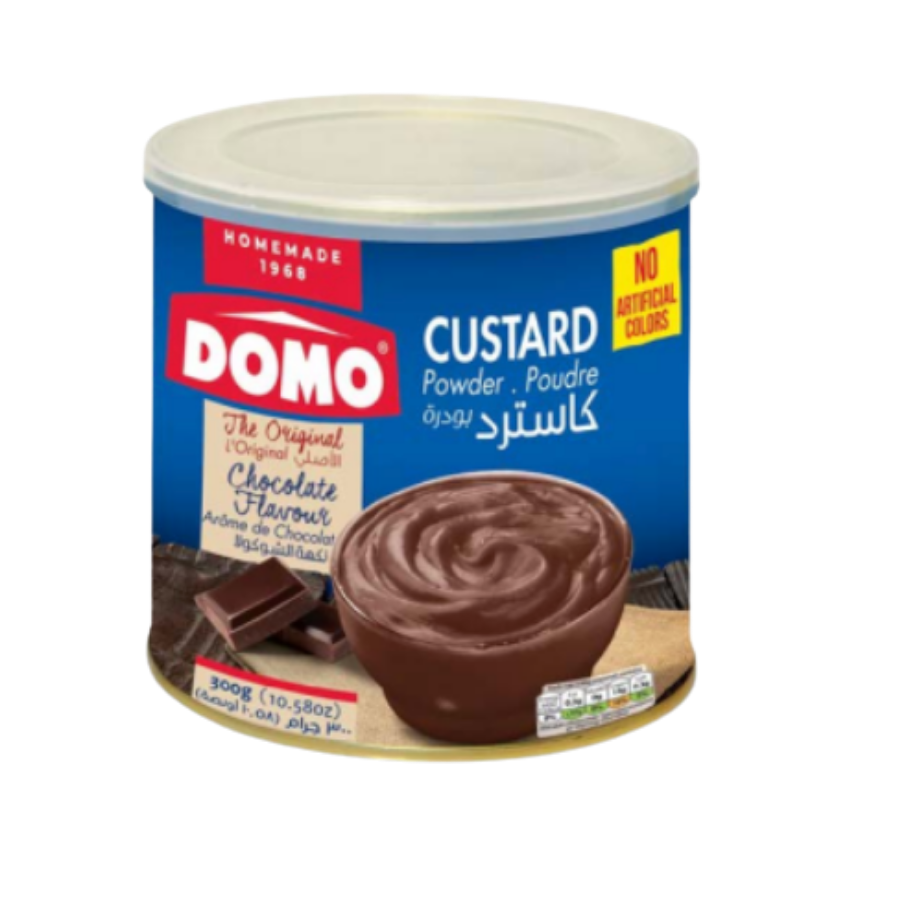 Domo Custard Powder Chocolate 340G