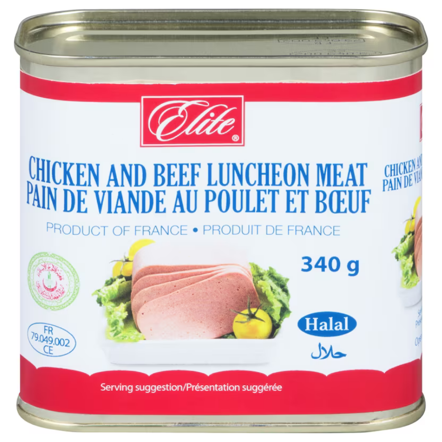 Elite Chicken & Beef Luncheon Meat 340G