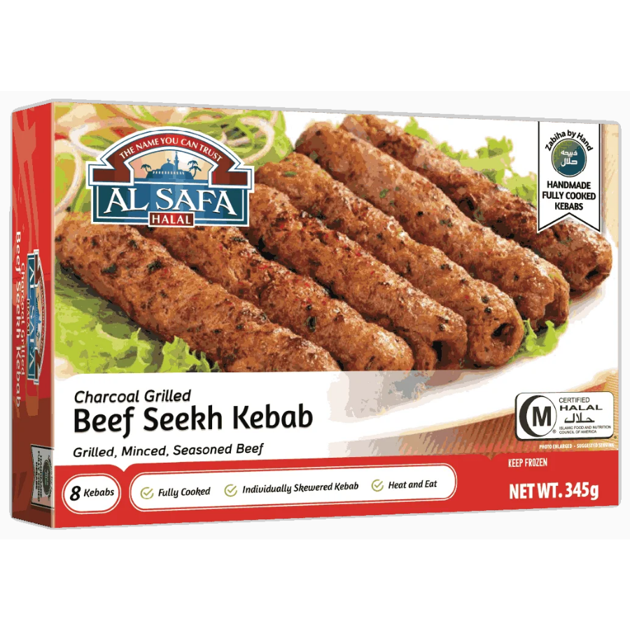 Al Safa Beef Seekh Kebab 345G