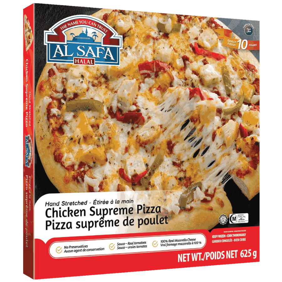 Al Safa Chicken Spreme Pizza 625G
