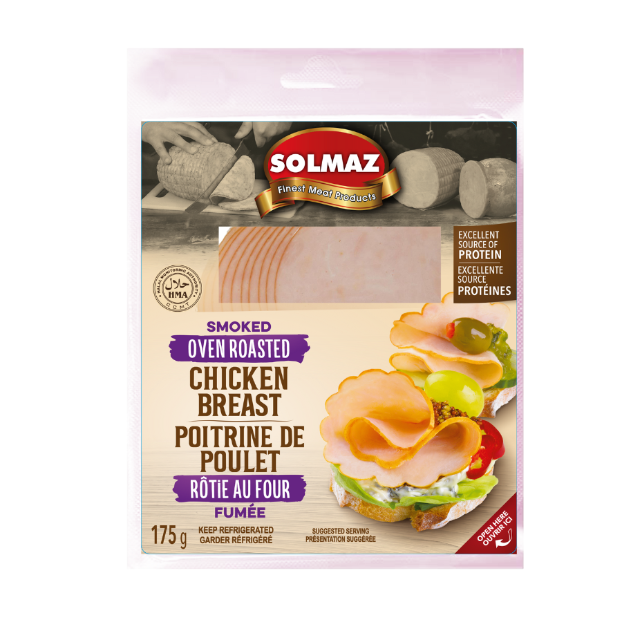 Solmaz Chicken Breast Smoked Oven Roasted 175G