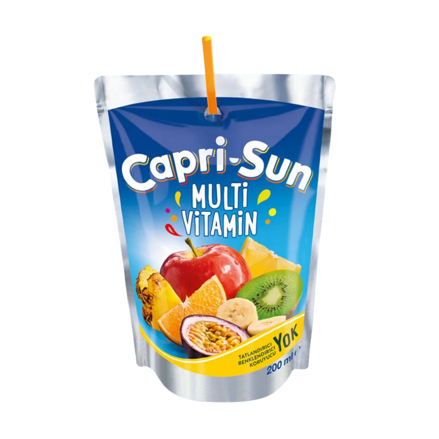 Capri Sun Fruit Juice Drink Multi Vitamin 200 mL