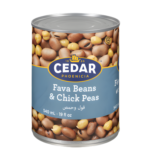 Cedar Fava Beans & Chick Peas 540ML