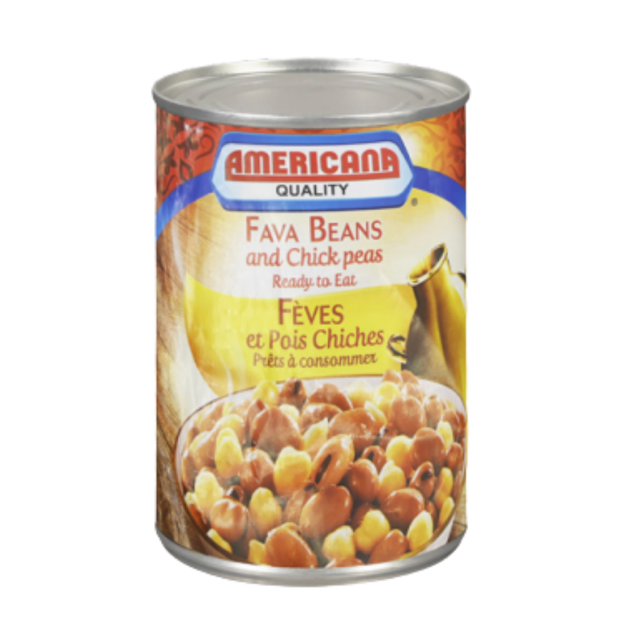 Americana Fava Beans and Chick Peas 400G