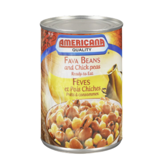 Americana Fava Beans and Chick Peas 400G