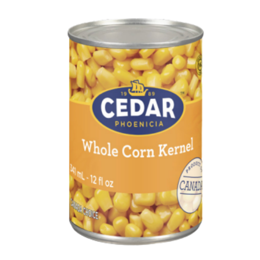 Cedar Whole Corn Kernel 341ML