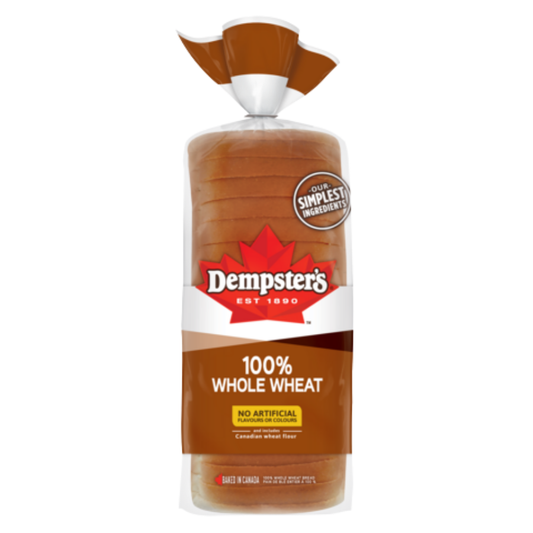 Dempster's 100% Whole Wheat Bread 675g