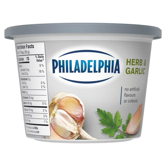 Philadelphia Herb & Garlic Cream Cheese Product 340g