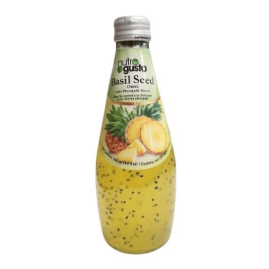 Nutrogusto Basil Seeds With Pineapple Bottle 290 mL