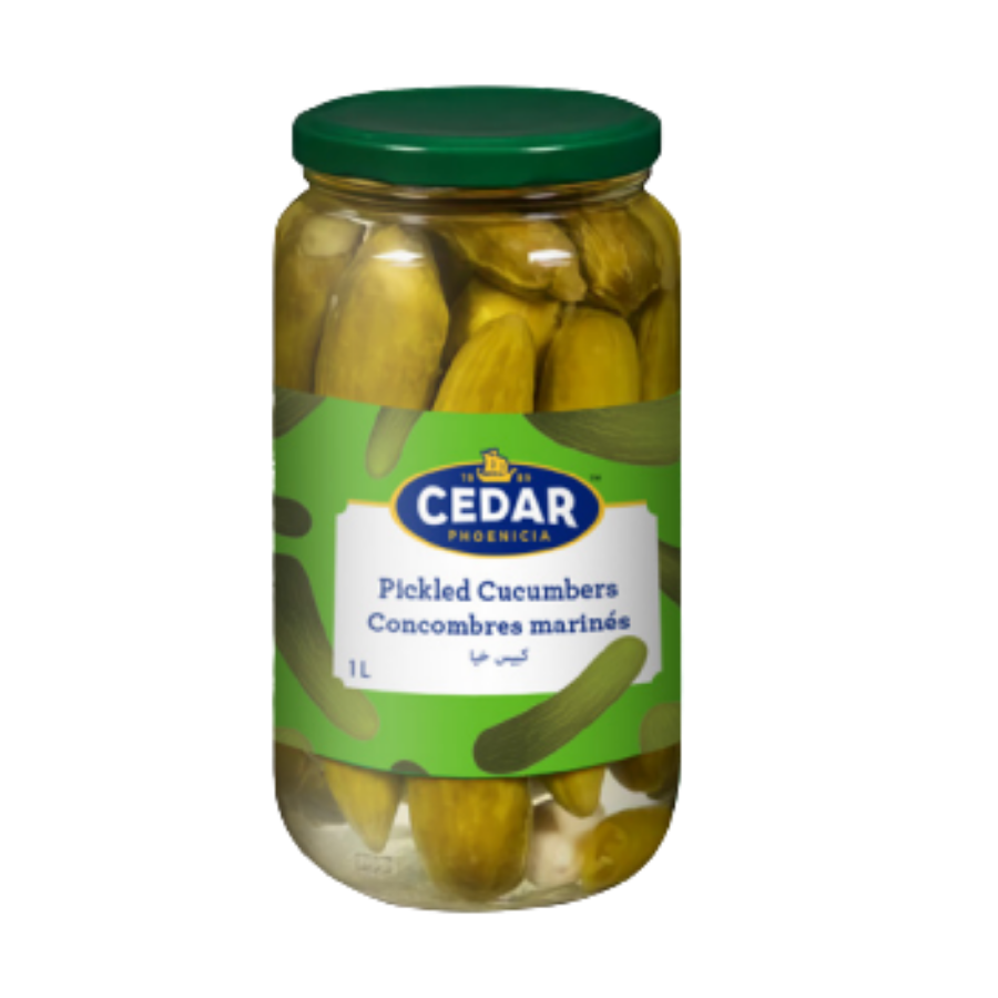 Cedar Pickled Cucumbers 1L