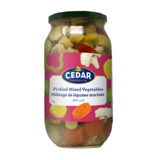 Cedar Pickled Mixed Vegetables 1L
