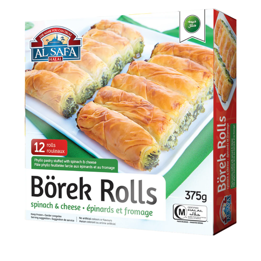 Al Safa Borek Rolls Spinach & Cheese 375G