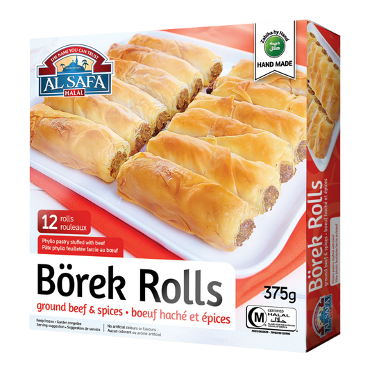 Al Safa Borek Rolls Groundbeef & Spices 375G