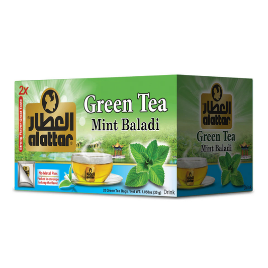 Alattar Green Tea W Mint Baladi 20 Bags