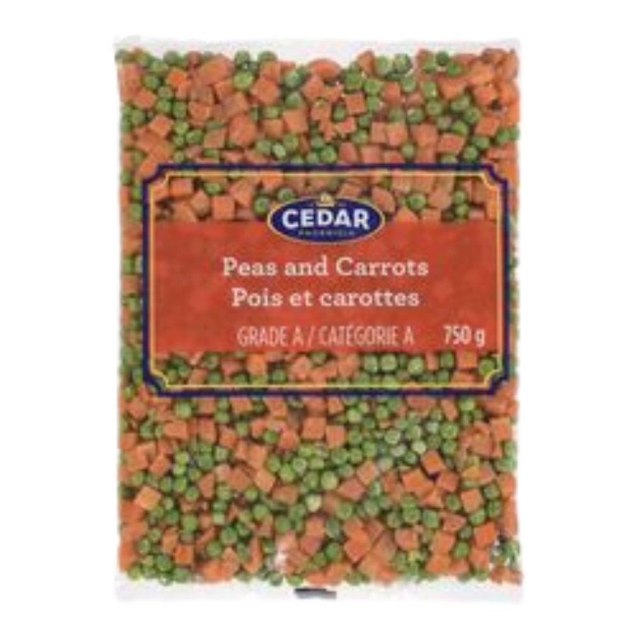 Cedar Frozen Peas and Carrots 750G