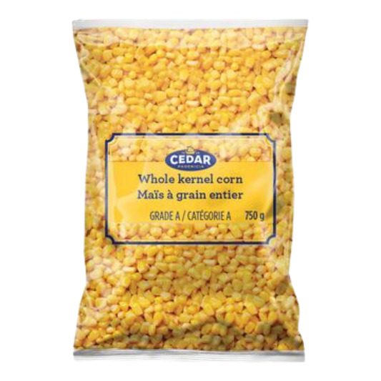 Cedar Frozen Whole Corn Kernels 750G