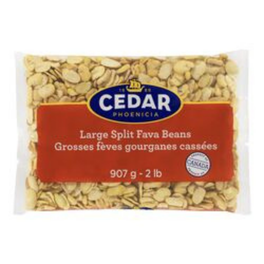 Cedar Large Split Fava Beans 907G