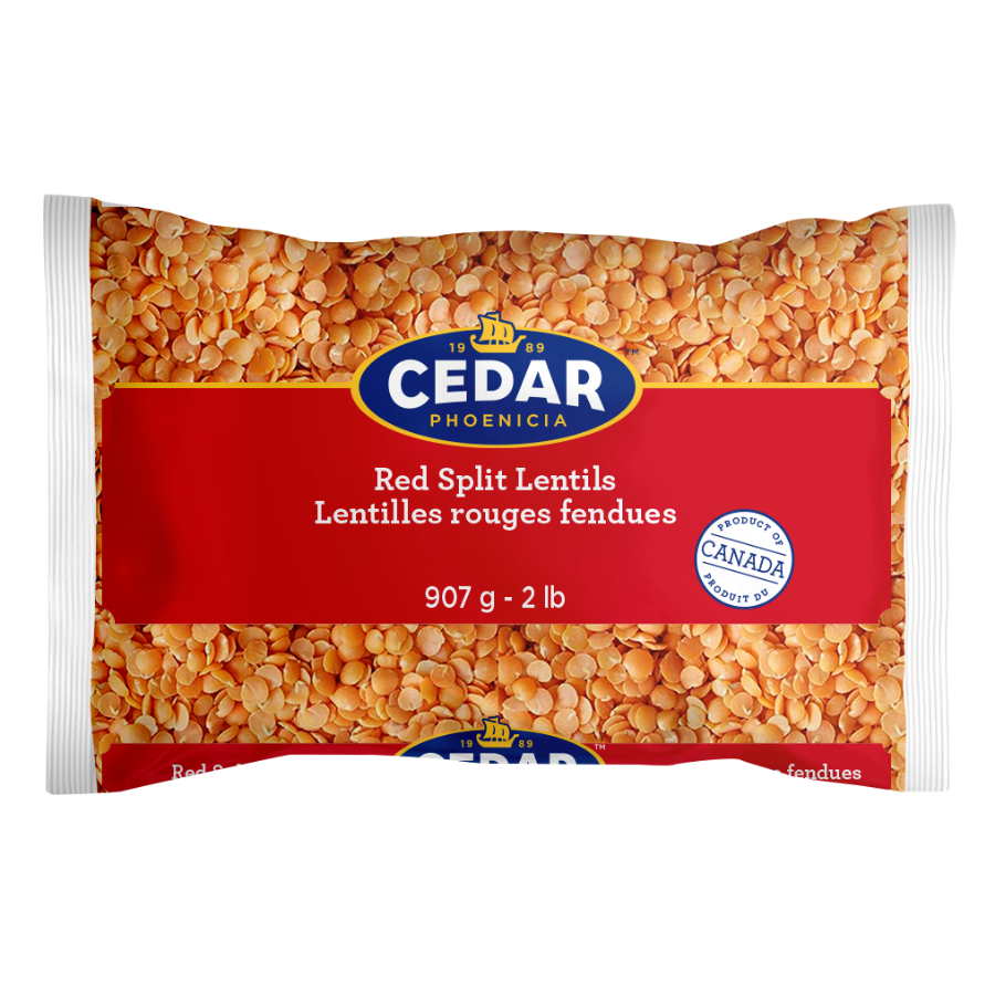 Cedar Split Red Lentils 907G
