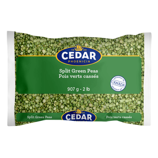 Cedar Split Green Peas 907G