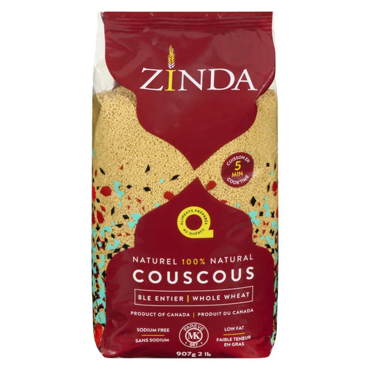 Zinda Couscous Whole Wheat 907G