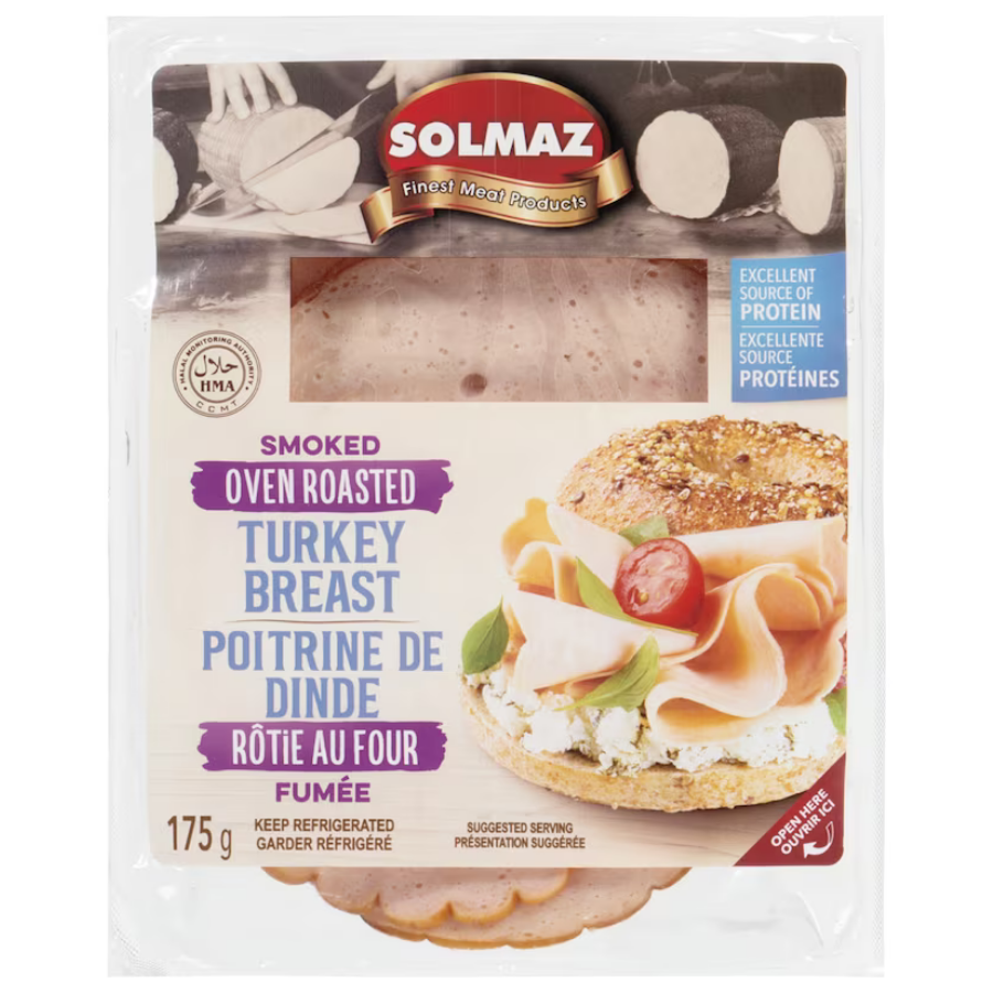 Solmaz Oven Smoked Turkey Breast 175G