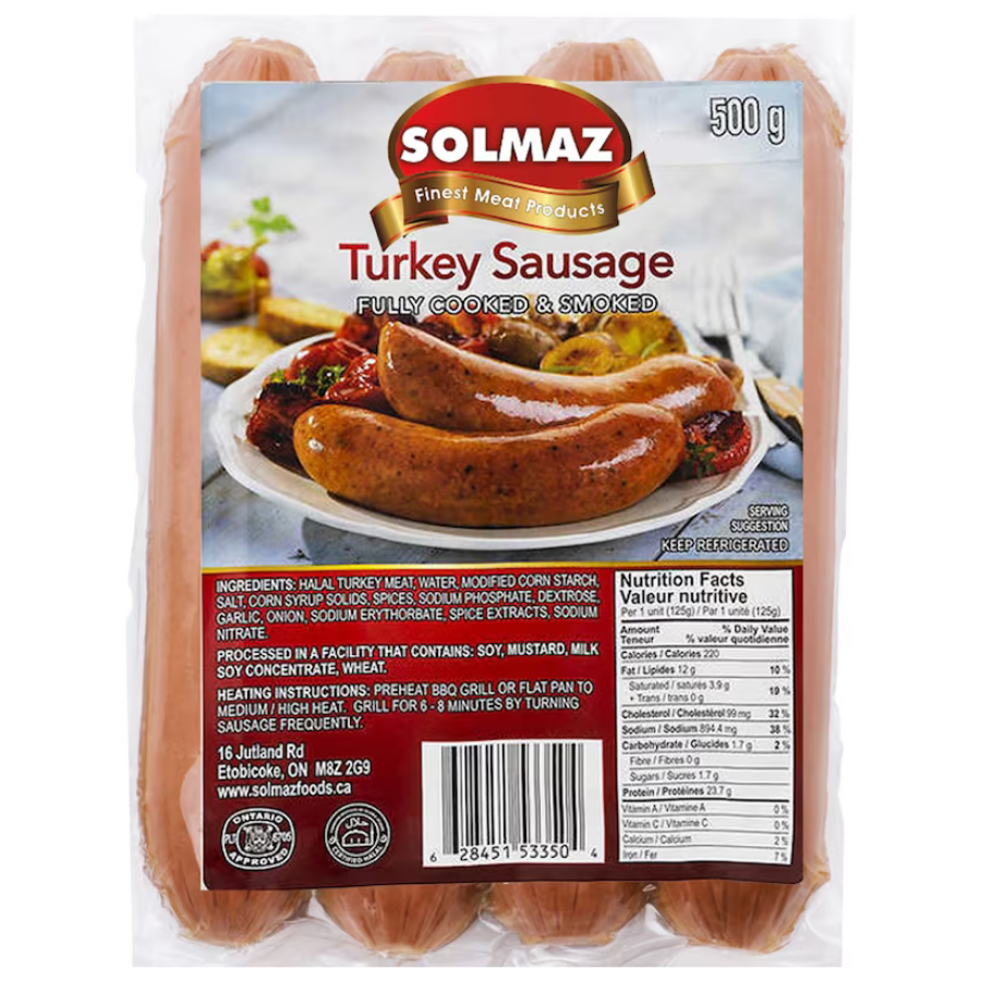 Solmaz Turkey Sausage 500G
