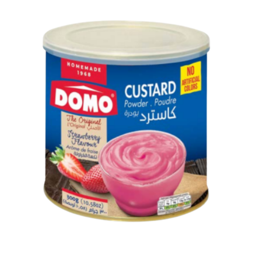 Domo Custard Powder Strawberry 340G