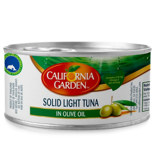 California Solid Light Tuna in Olive Oil 185G
