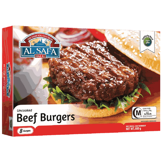 Al Safa Beef Burgers 800G