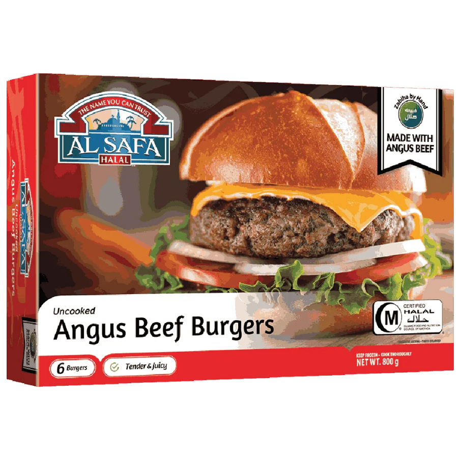 Al Safa Beef Cheese Burger 800G