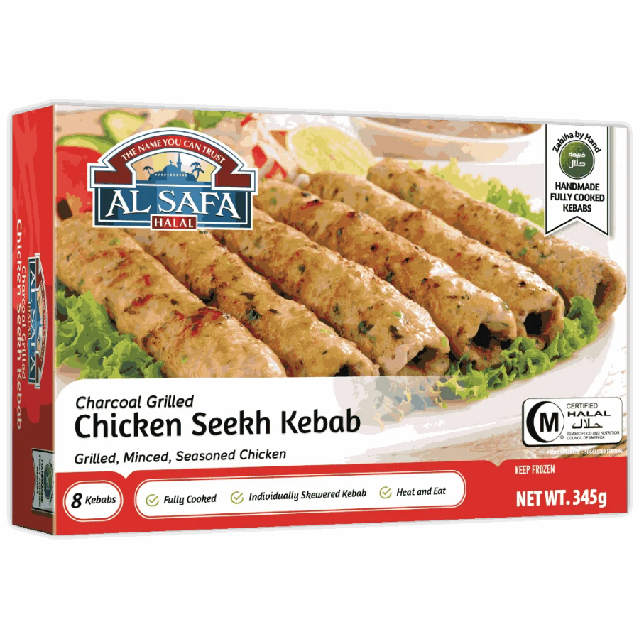 Al Safa Chicken Seekh Kebab 345G