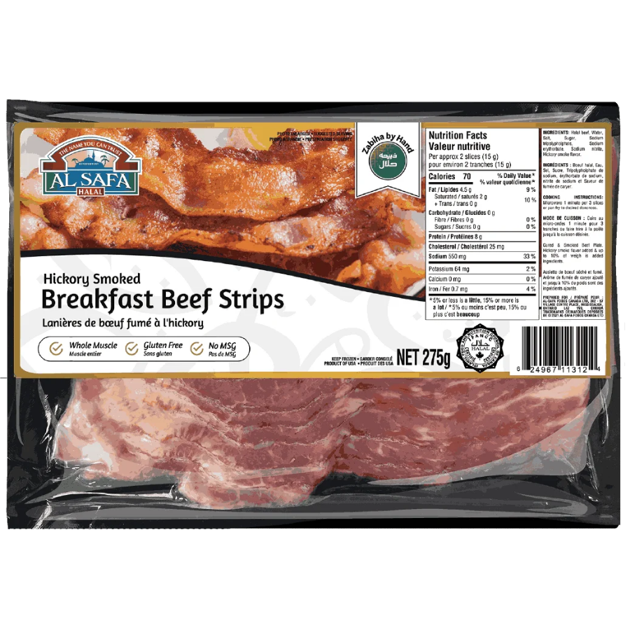 Al Safa Hickory Smoked Beef Strips 275G