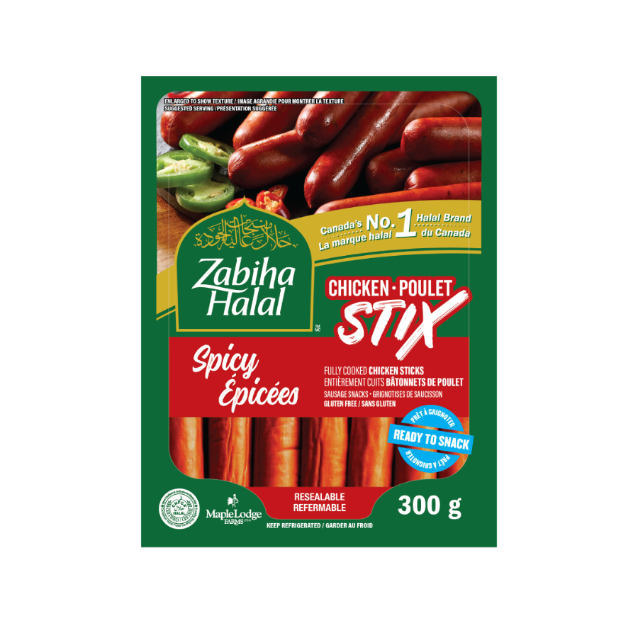 Zabiha Halal Spicy Chicken Stix 300G