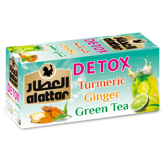 Alattar Detox Turmeric Ginger Green Tea 20 Bags