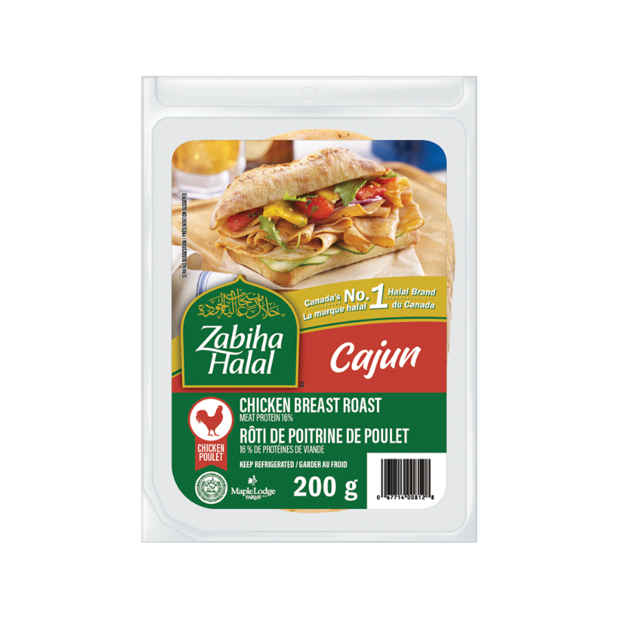 Zabiha Halal Chicken Breast Cajun 200G