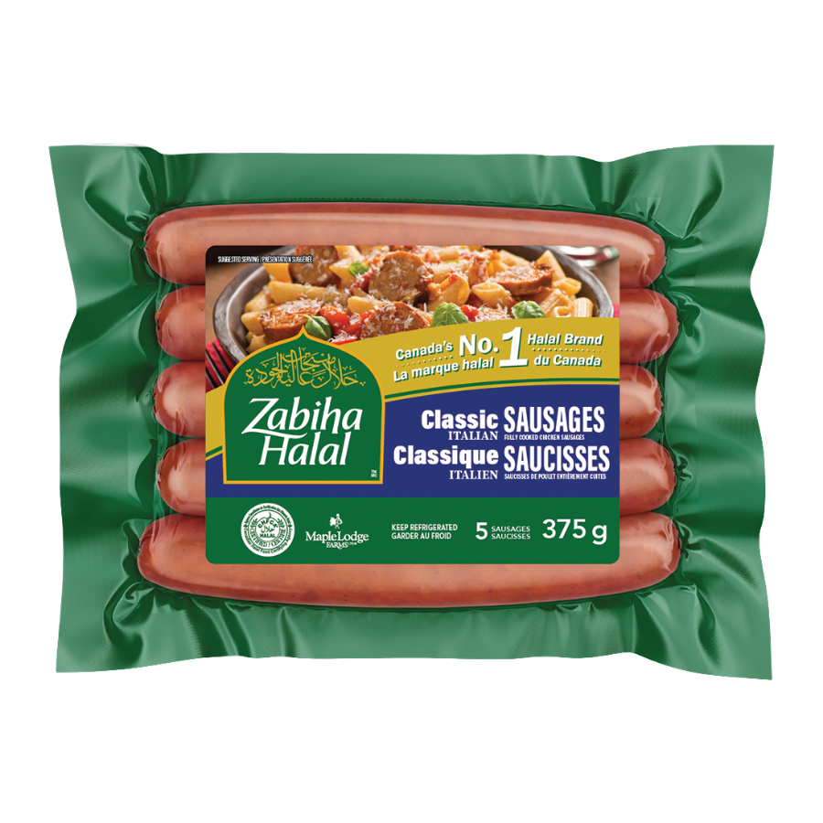 Zabiha Halal Classic Mild Sausages 375G