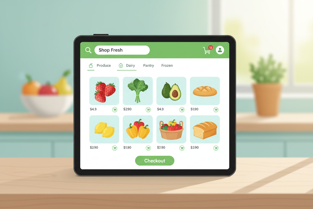 online grocery shopping
